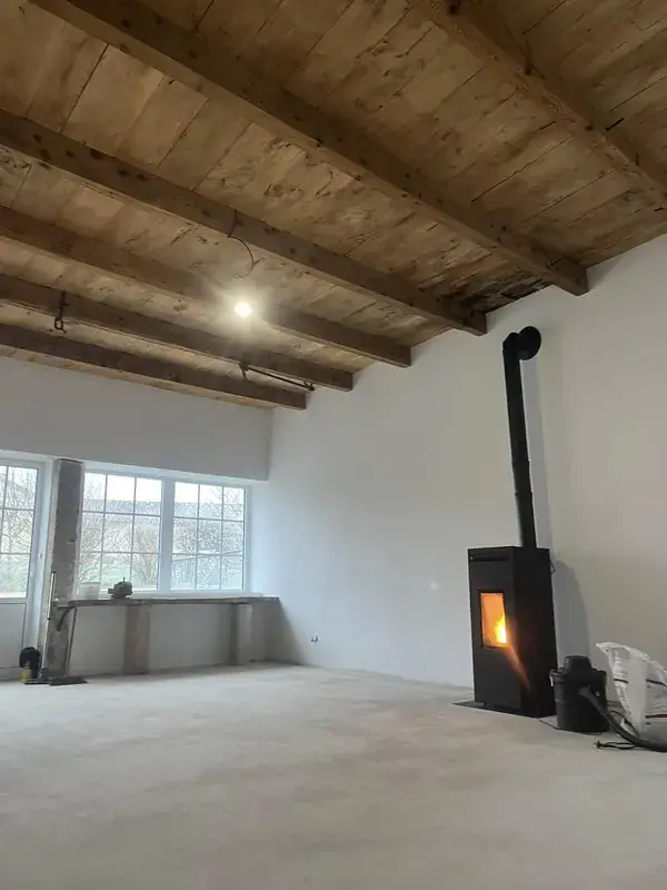 Rénovation de bâti ancien avec enduits et finitions naturelles secteur Bresse Ain